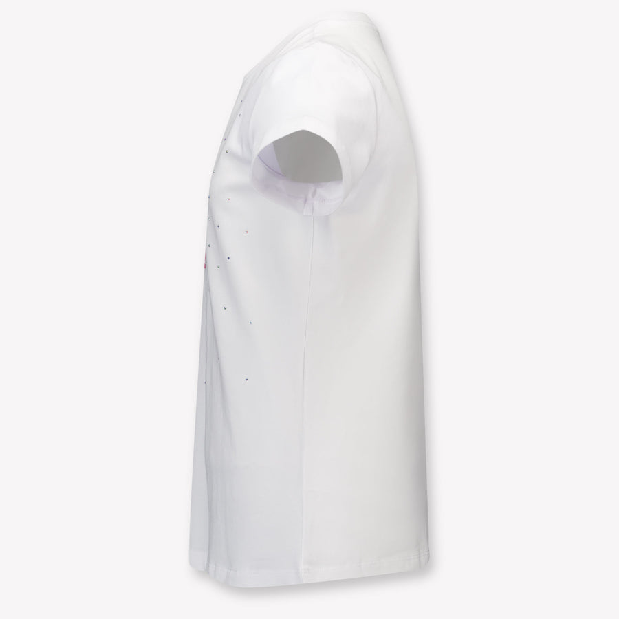 Moschino niños Chicas Camiseta adentro Blanco