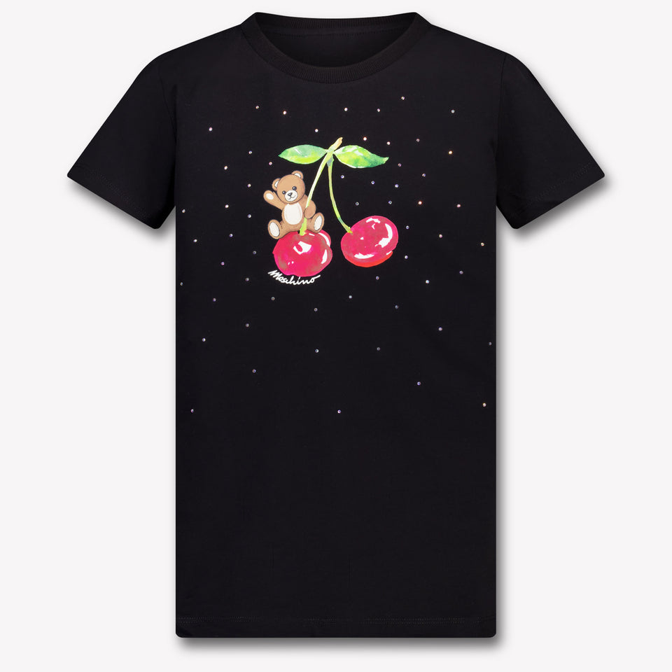 Moschino Kinder Meisjes T-Shirt In Zwart