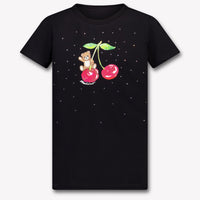 Moschino Kinder Mädchen T-Shirt In Schwarz