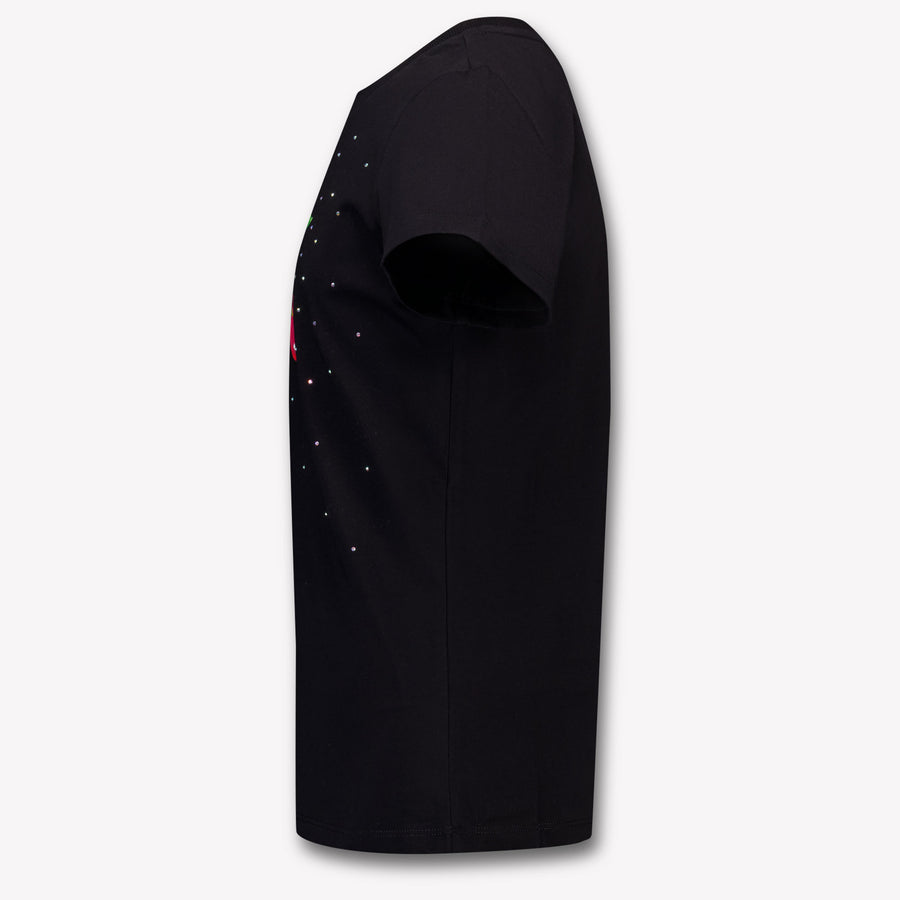 Moschino Kinder Mädchen T-Shirt In Schwarz