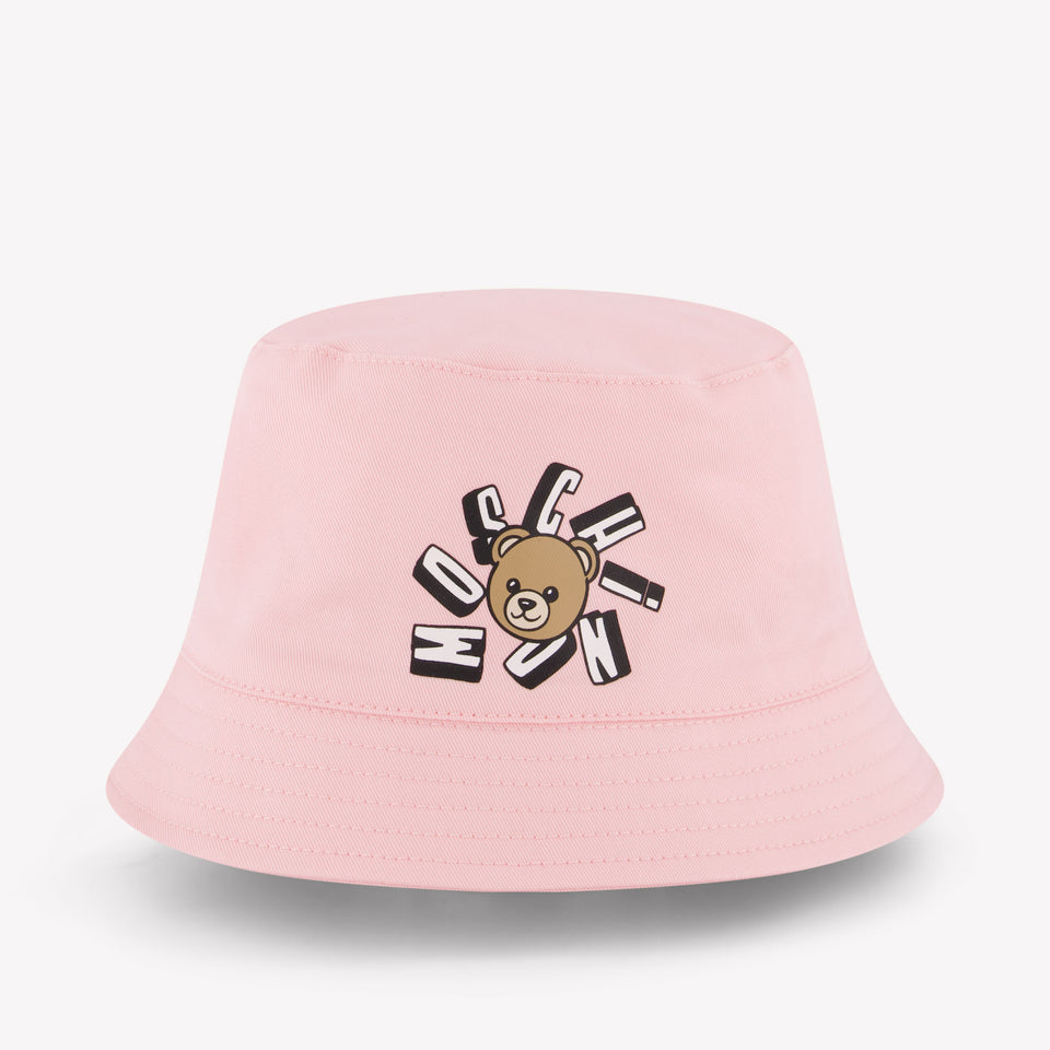 Moschino Bambino Unisex Cappello dentro Rosa Chiaro