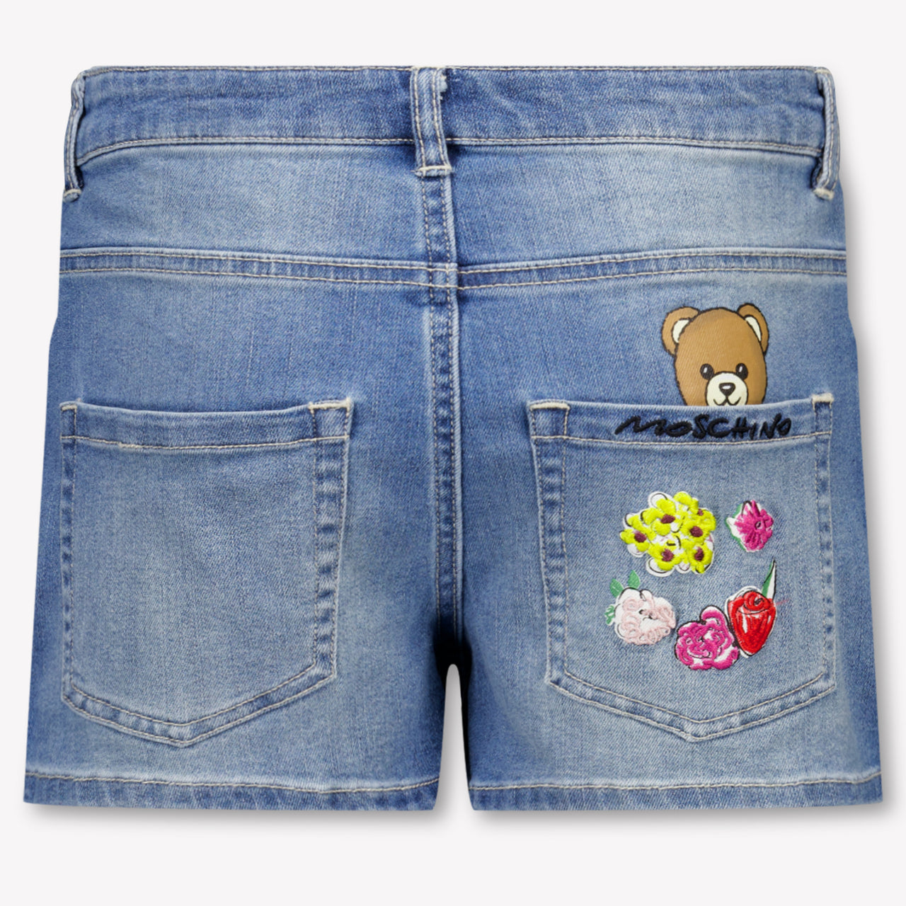 Moschino Kinder Mädchen Shorts rein Jeans