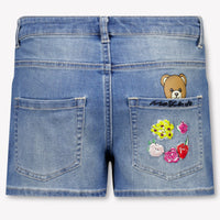 Moschino Kinder Mädchen Shorts rein Jeans