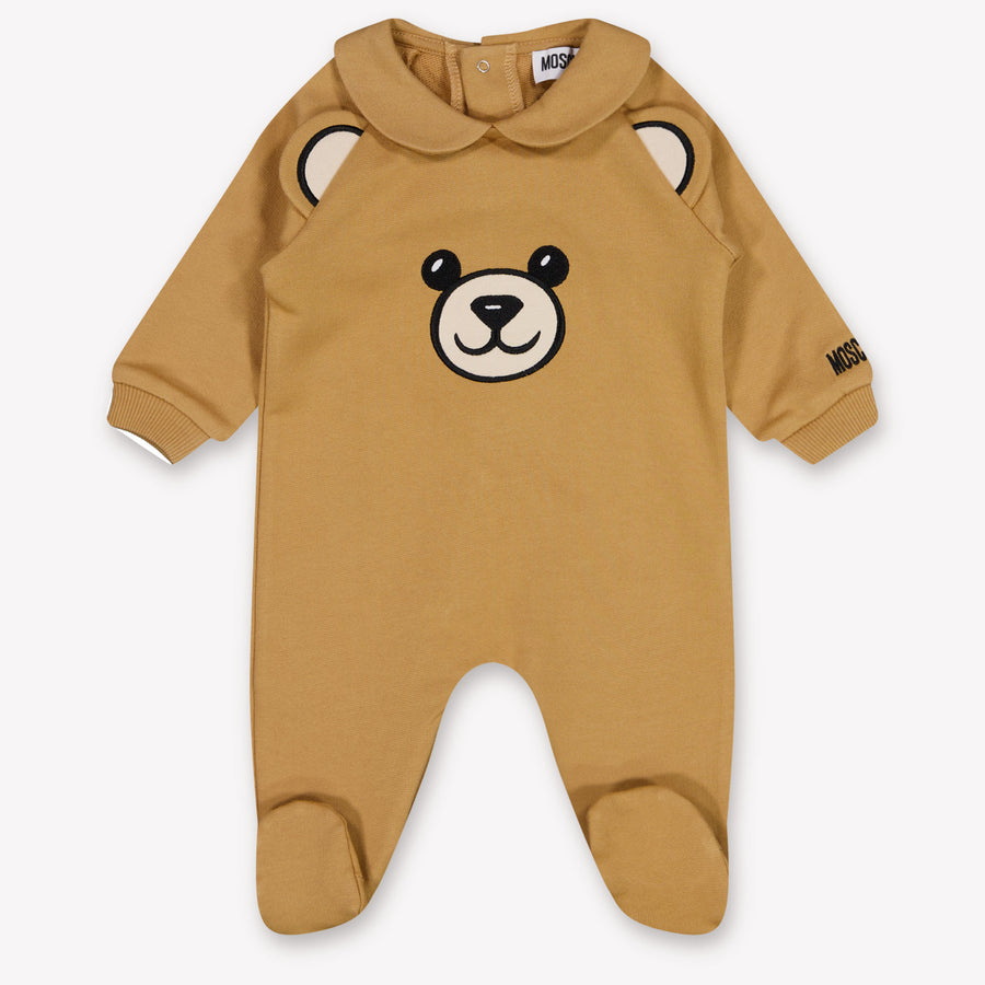 Moschino Baby Unisex Strampler in Beige