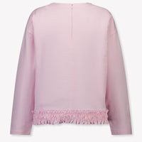 Moschino Bambini Ragazze Maglione dentro Rosa Chiaro