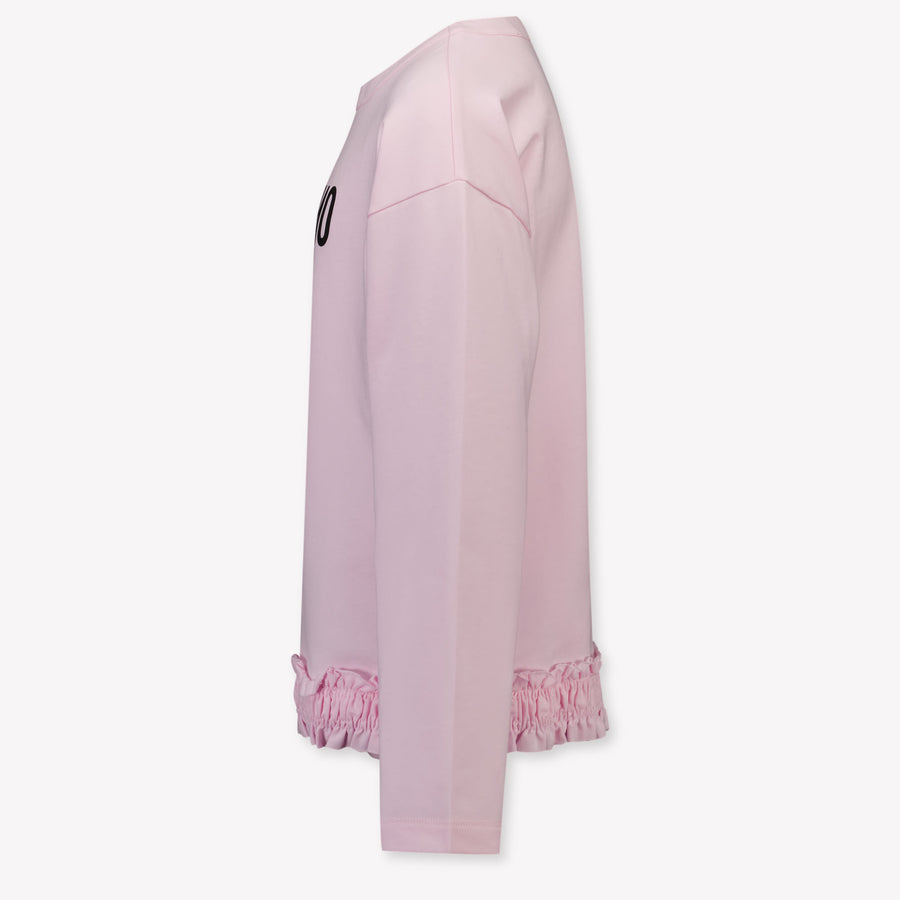 Moschino Bambini Ragazze Maglione dentro Rosa Chiaro