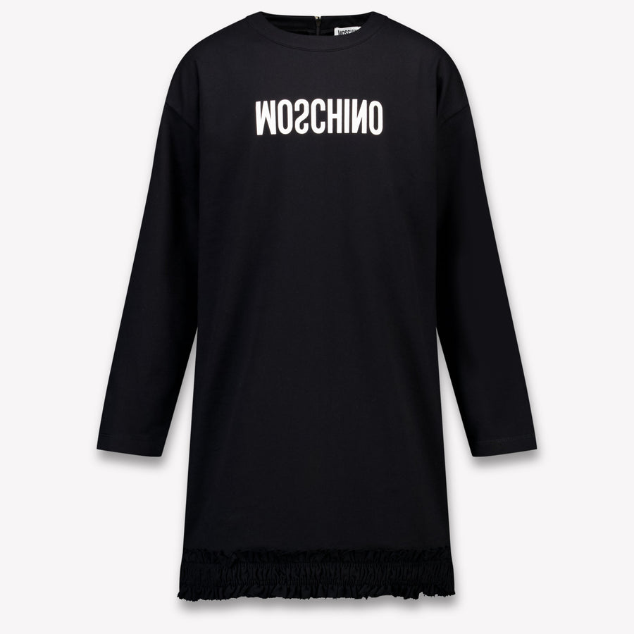 Moschino Kinder Mädchen Kleid In Schwarz