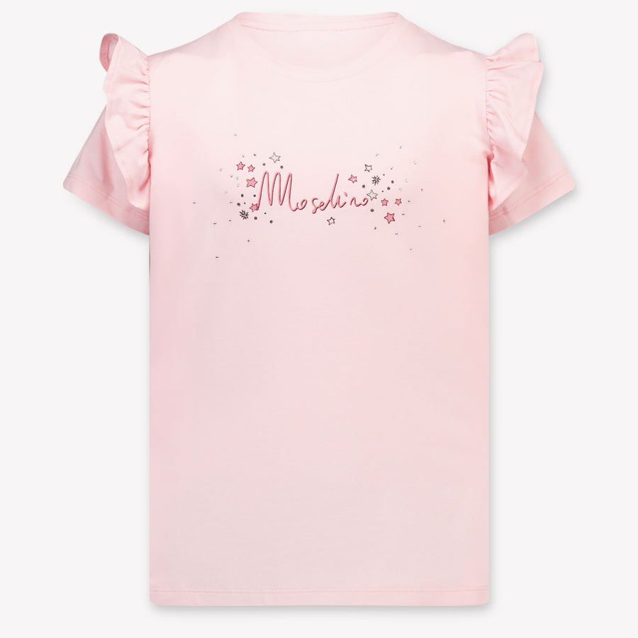 Moschino Mädchen T-Shirt in Hellrosa
