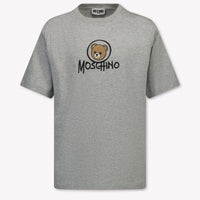 Moschino Kids Boys T-Shirt In Gray
