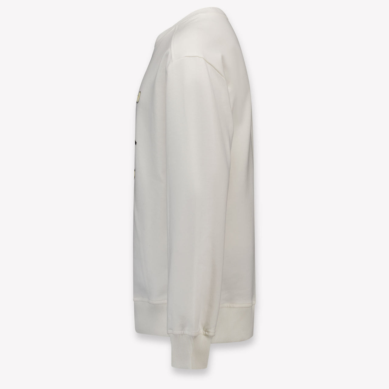 Moschino Enfants Garçons Pull en blanc cassé