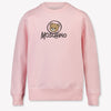 Moschino Mädchen Pullover in Hellrosa