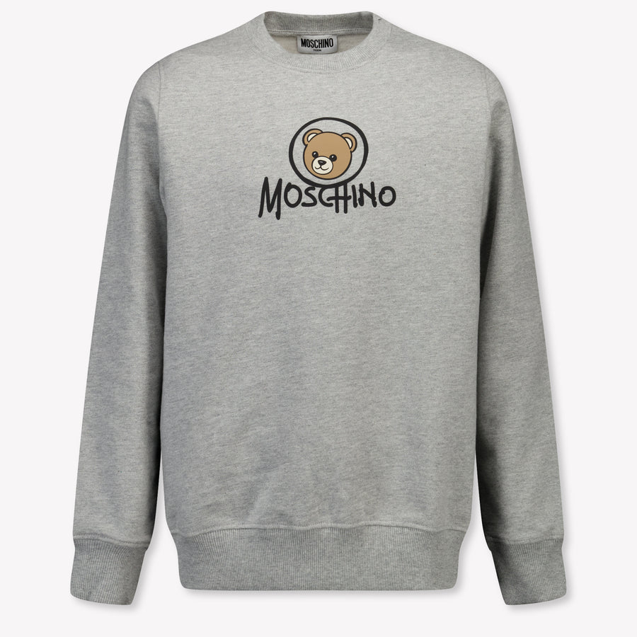 Moschino Kinder Unisex Trui In Grijs