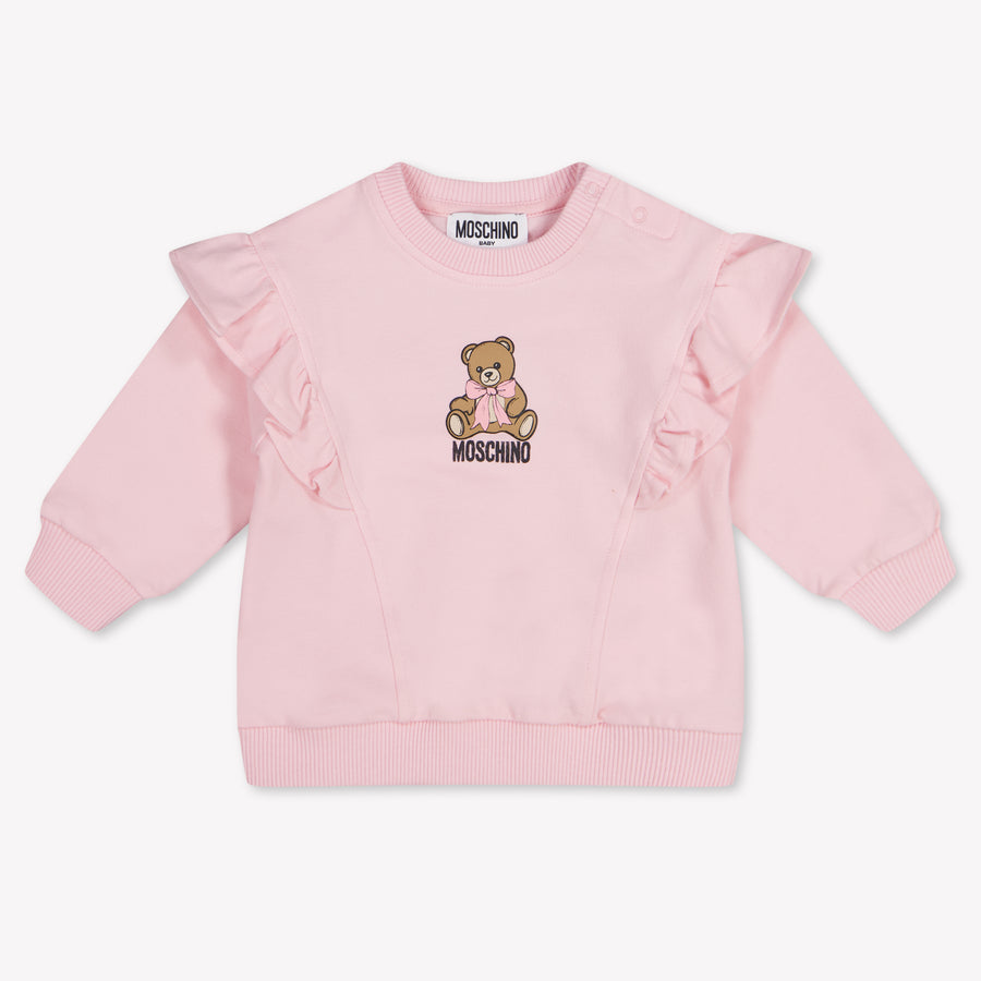 Moschino Baby Meisjes Trui In Licht Roze