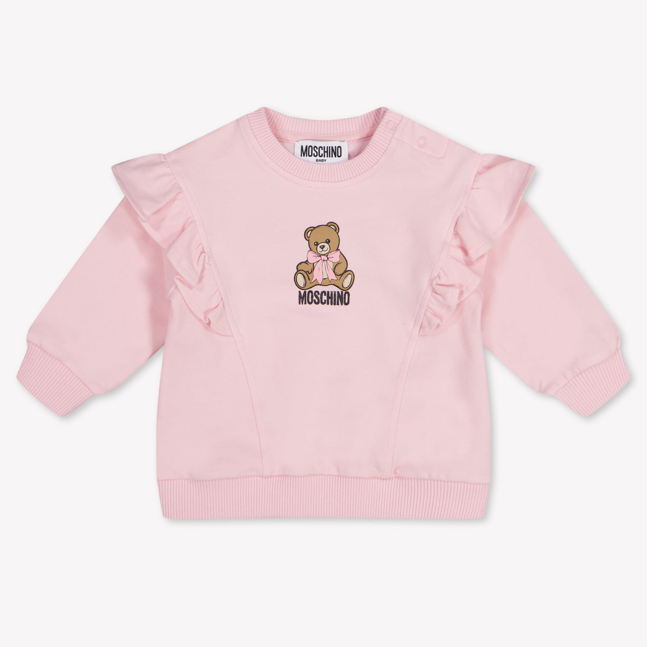 Moschino bebe Chicas suéter en Rosa claro