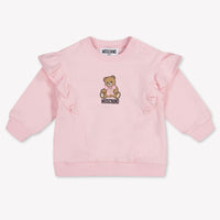 Moschino bebe Chicas suéter en Rosa claro