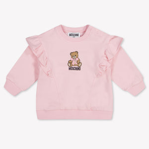 Moschino bebe Chicas suéter en Rosa claro