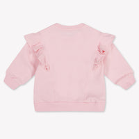 Moschino bebe Chicas suéter en Rosa claro