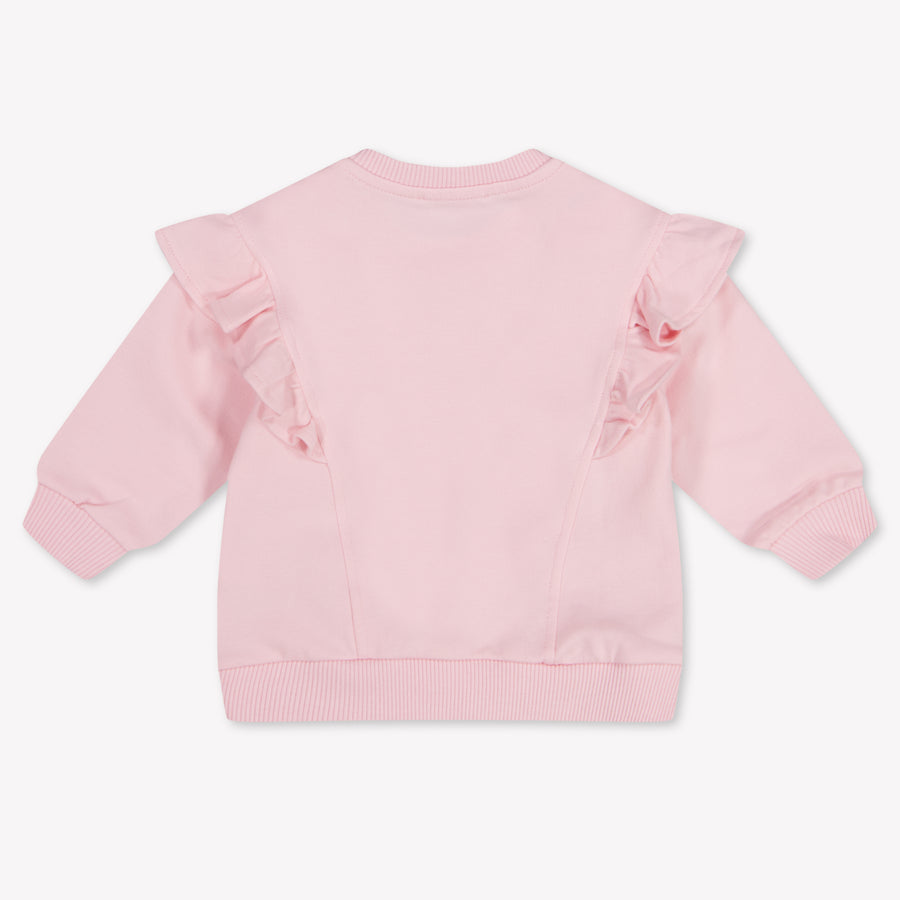 Moschino bebe Chicas suéter en Rosa claro