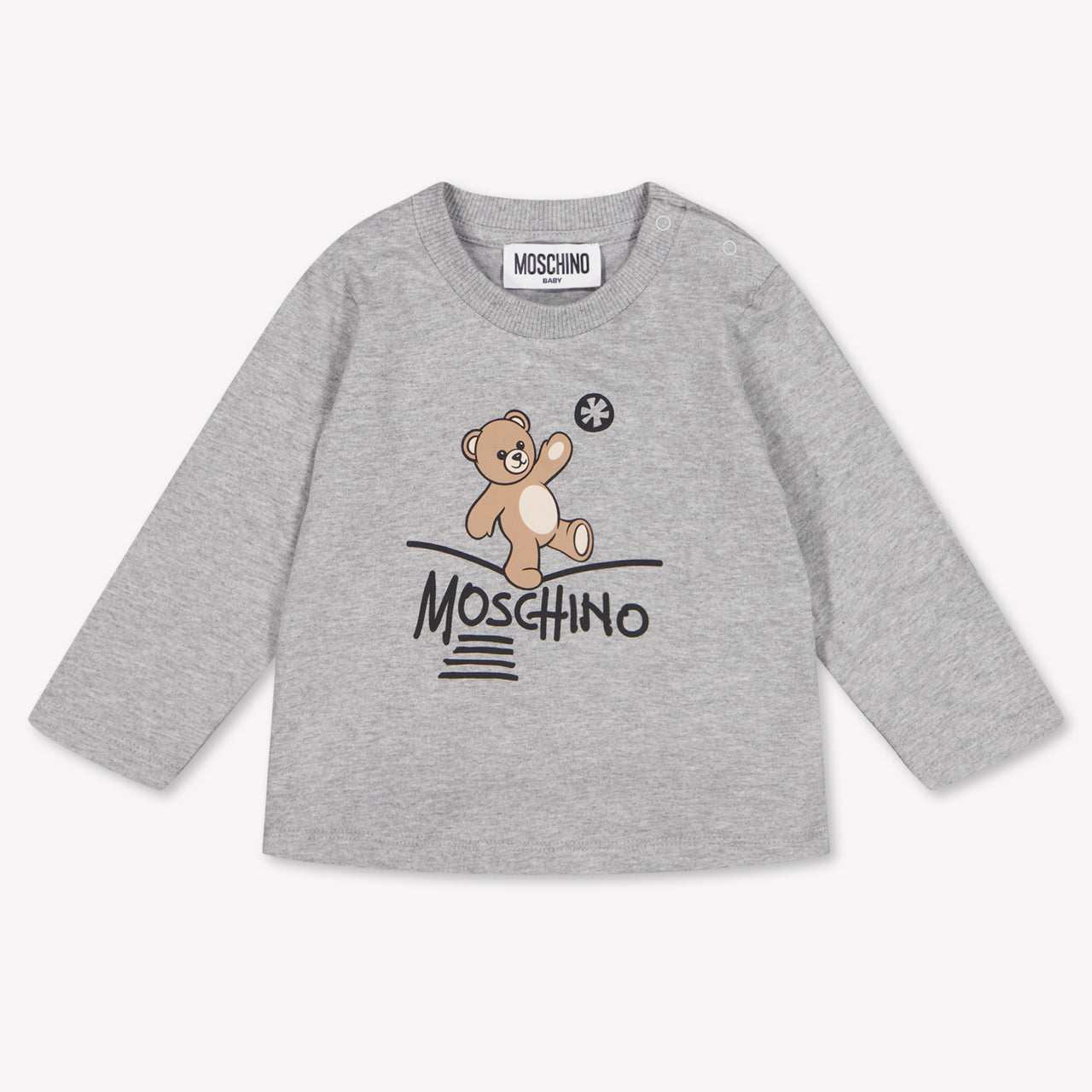 Moschino Bébé Filles T-shirt dans Gris