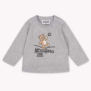 Moschino Bébé Filles T-shirt dans Gris
