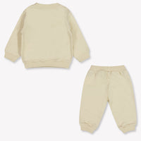 Moschino Bambino Unisex Tuta da jogging Beige