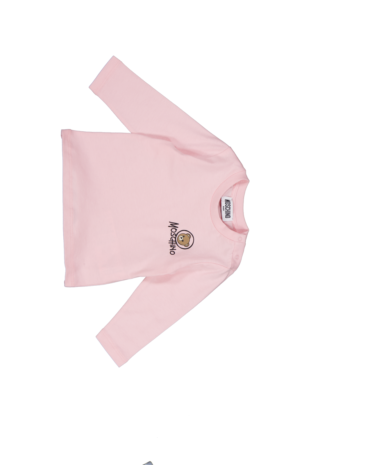 Moschino Unisex-T-Shirt für Babys Hellrosa