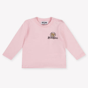 Moschino Bébé Unisexe T-shirt dans Rose Léger