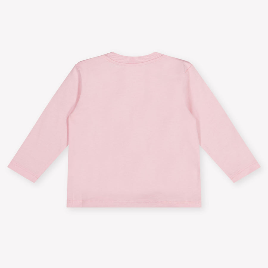 Moschino Unisex-T-Shirt für Babys Hellrosa