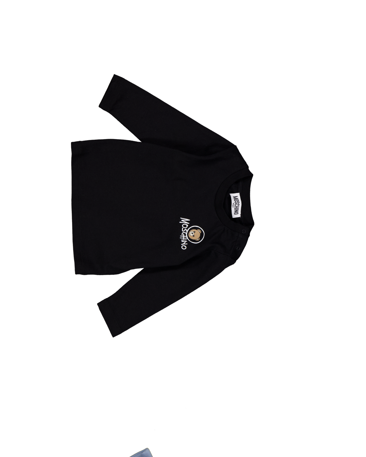 Moschino bebe Unisex Camiseta adentro Negro