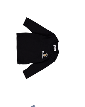 Moschino bebe Unisex Camiseta adentro Negro