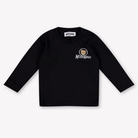 Moschino bebe Unisex Camiseta adentro Negro