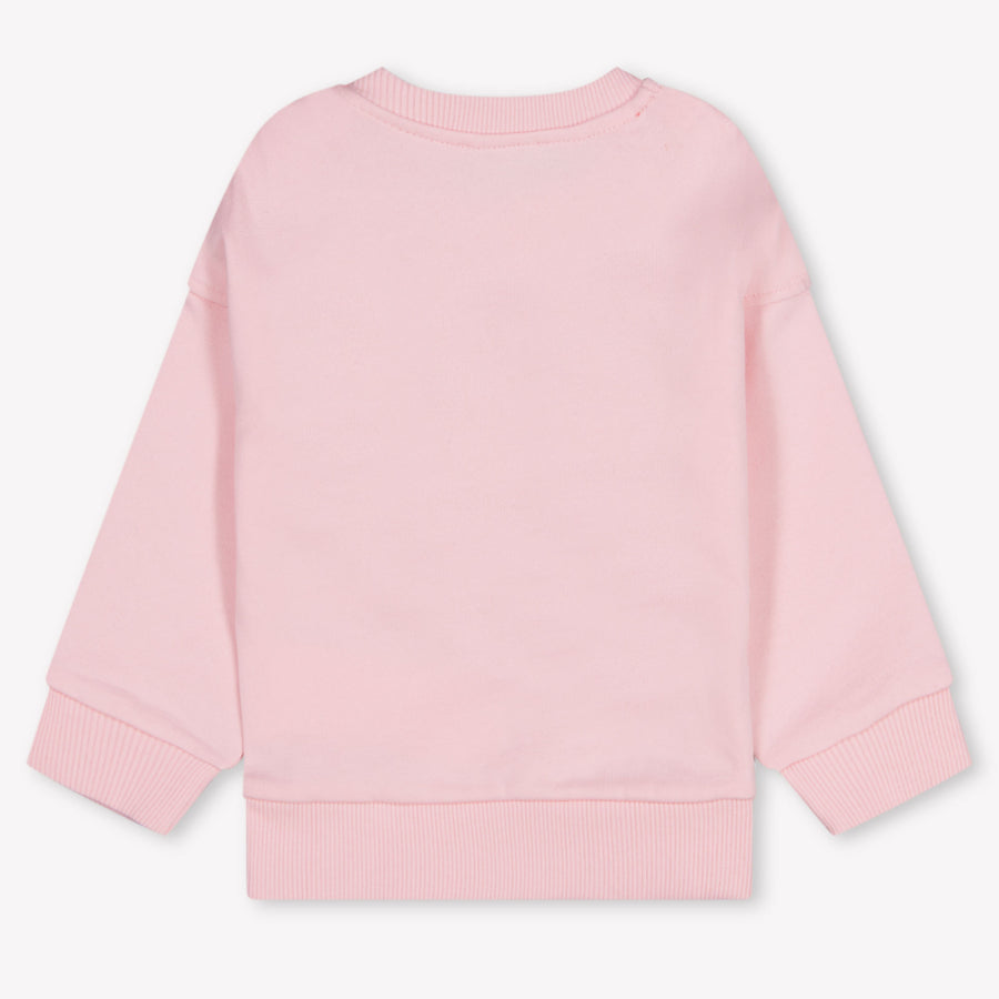 Moschino bebe Chicas suéter en Rosa claro