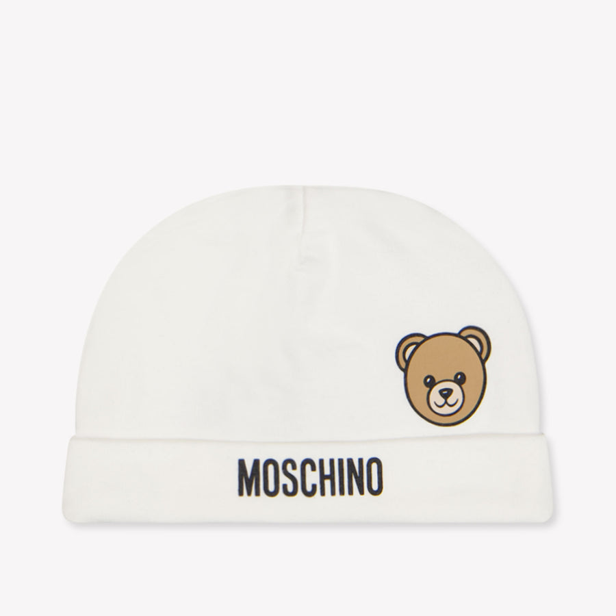 Moschino Bambino Unisex Cappello dentro Off White