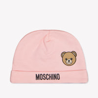 Moschino Bambino Ragazze Cappello dentro Rosa Chiaro