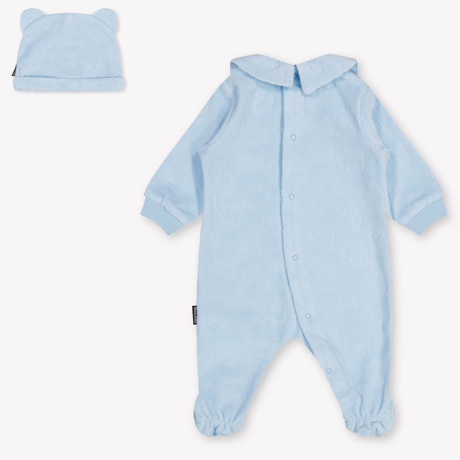Moschino Baby Unisex Boxpakje In Licht Blauw