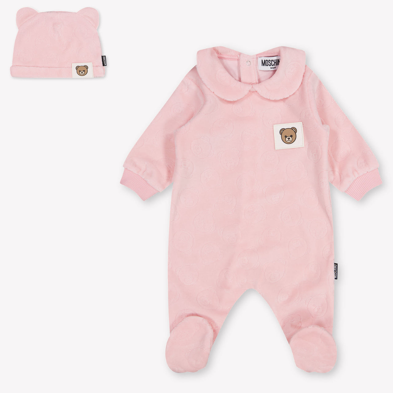 Moschino Bébé Unisexe Combishort dans Rose Léger