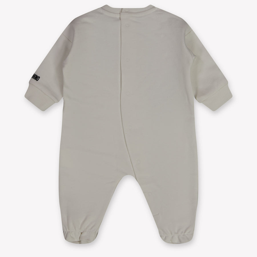 Moschino Bébé Unisexe Combishort en blanc cassé