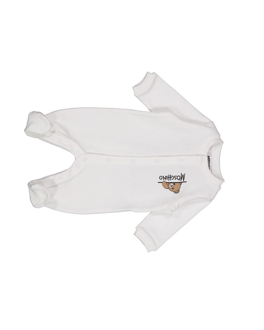 Moschino Bébé Unisexe Combishort dans Blanc