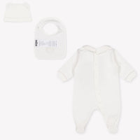 Moschino Baby-Unisex Spielanzug In Grauweiß