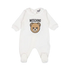 Moschino Baby-Unisex Spielanzug In Grauweiß
