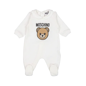Moschino Baby-Unisex Spielanzug In Grauweiß
