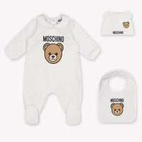 Moschino Bébé Unisexe Combishort en blanc cassé