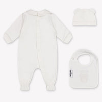 Moschino Bébé Unisexe Combishort en blanc cassé
