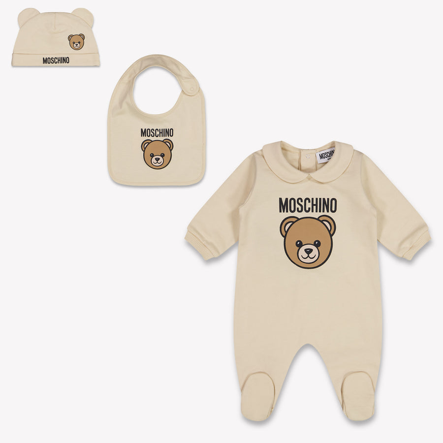 Moschino Baby Unisex Boxpakje In Beige