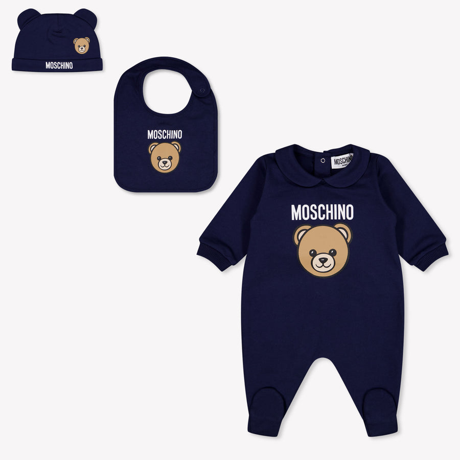 Moschino Baby Unisex Boxpakje In Navy