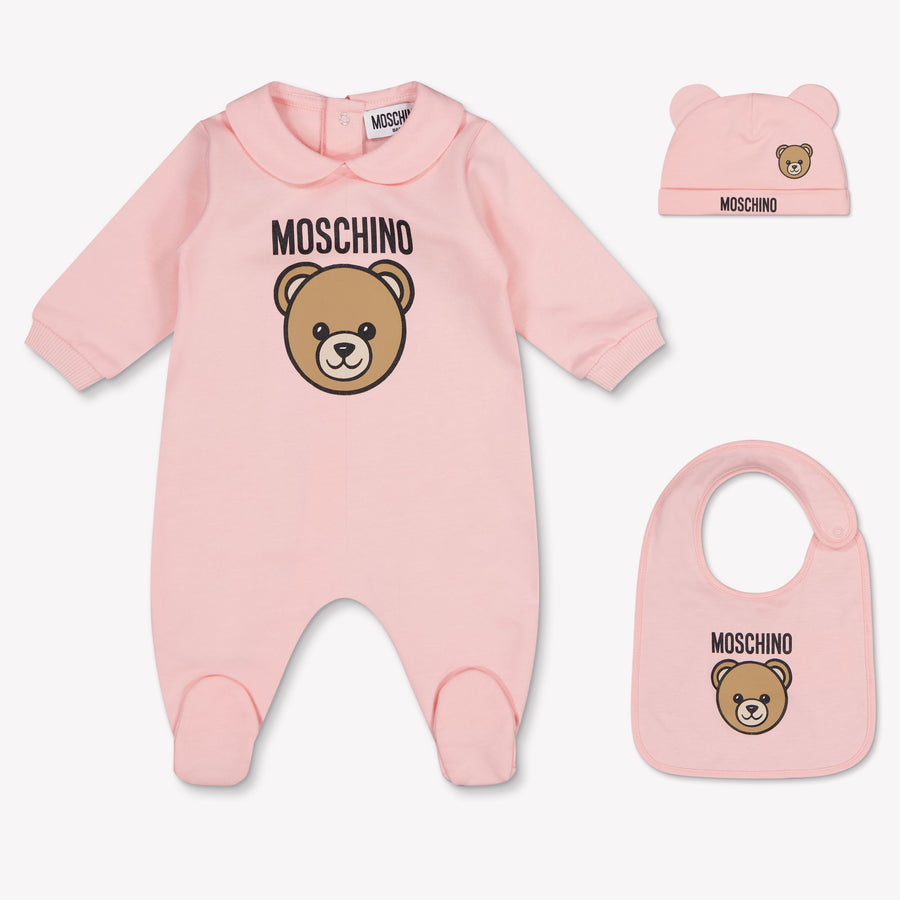 Moschino Bébé Unisexe Combishort dans Rose Léger