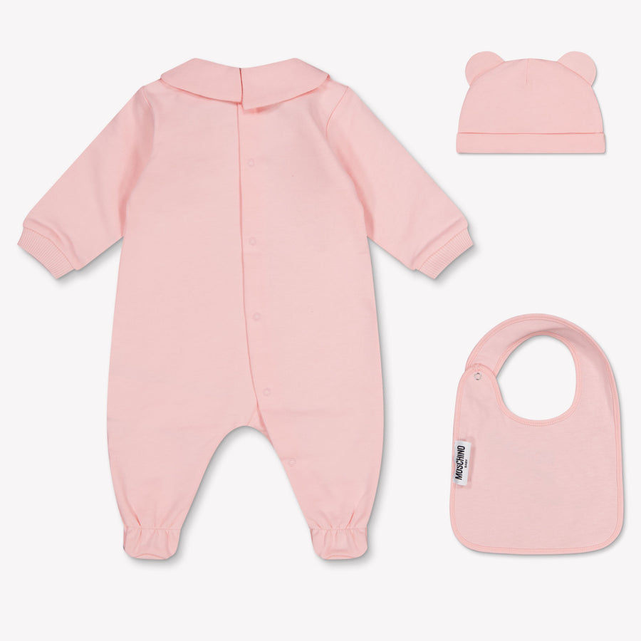 Moschino Bébé Unisexe Combishort dans Rose Léger
