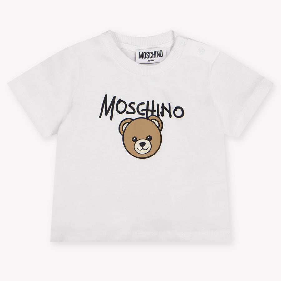 Moschino Bébé Unisexe T-shirt dans Blanc