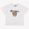Moschino bebe Unisex Camiseta adentro Blanco