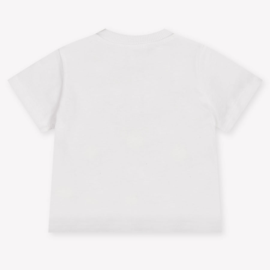 Moschino bebe Unisex Camiseta adentro Blanco
